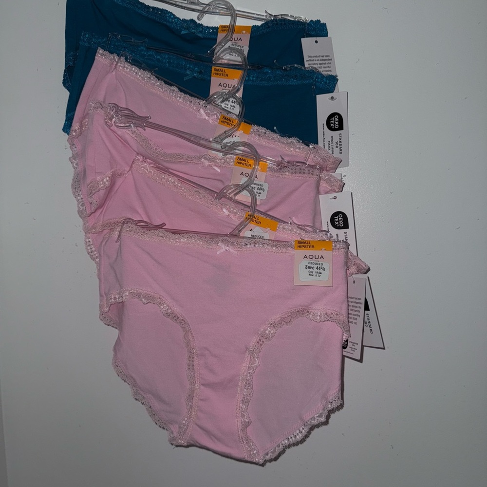 AQUA Pink and Teal Hipster Bottoms Collection